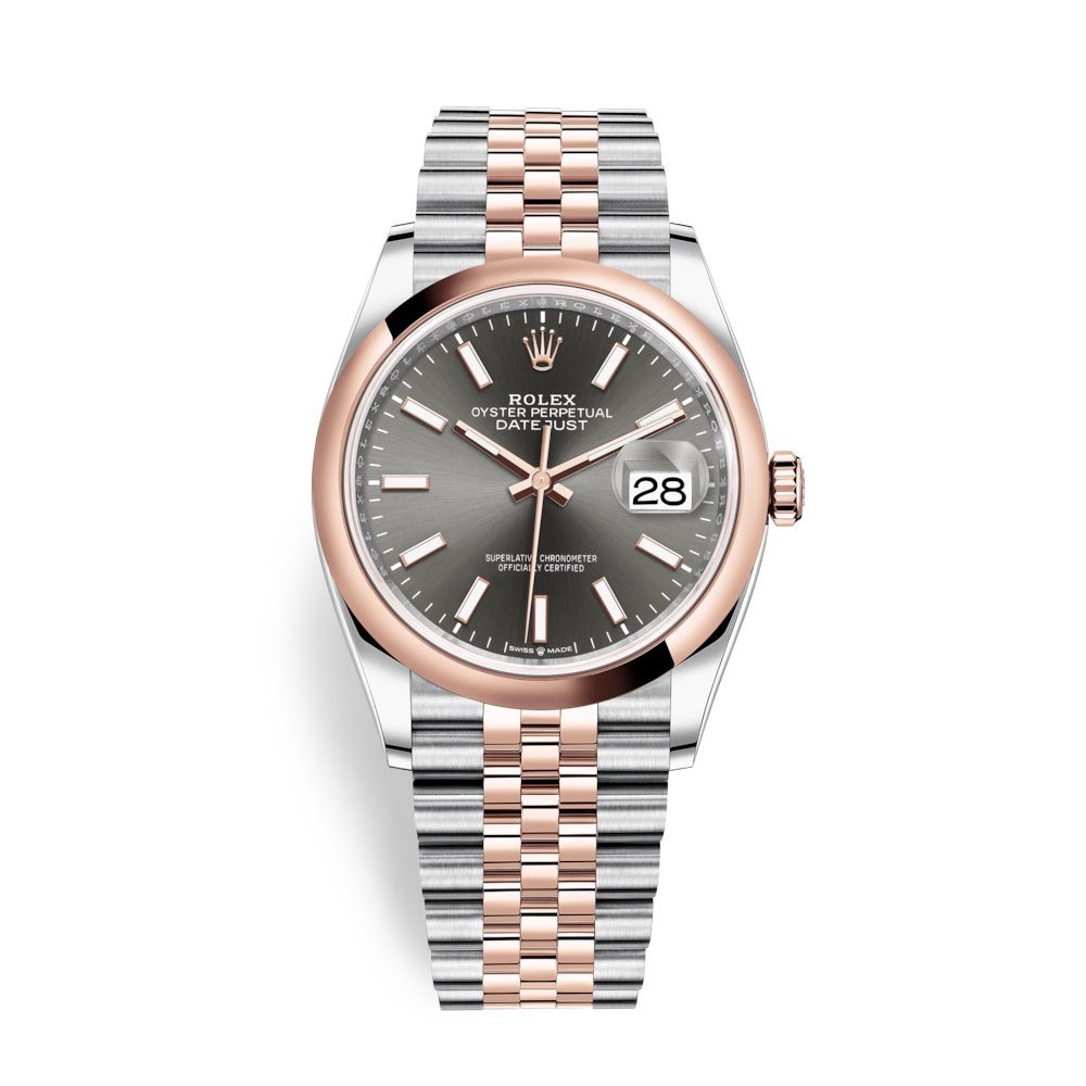 Rolex Datejust 36mm Stainless Steel and Rose Gold 126201-0013