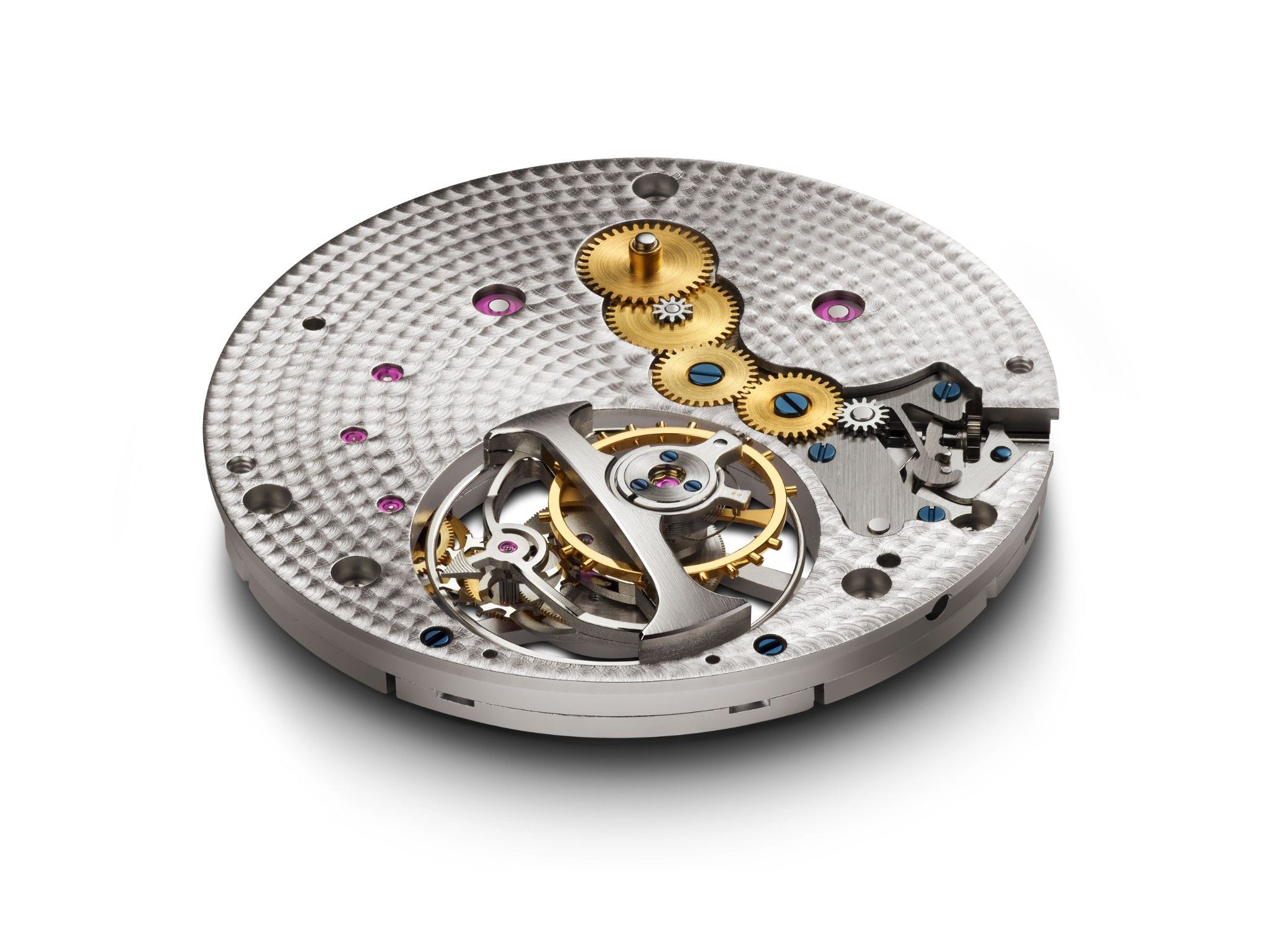 Arnold & Son Instrument UTTE Tourbillon Rose Gold Silver guilloché Dial