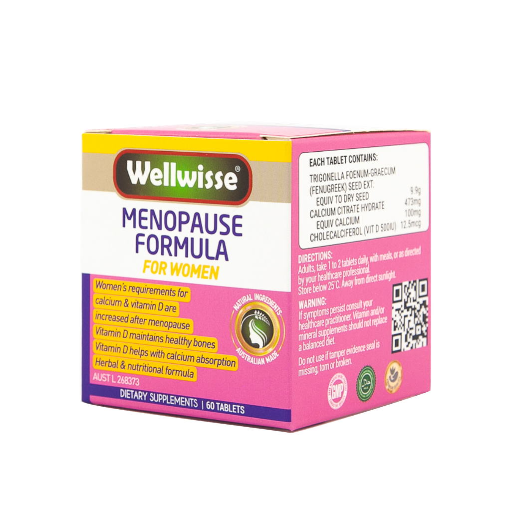 Viên Uống Điều Hòa Tiết Tố Nữ Wellwisse Menopause Formula (60 Viên)