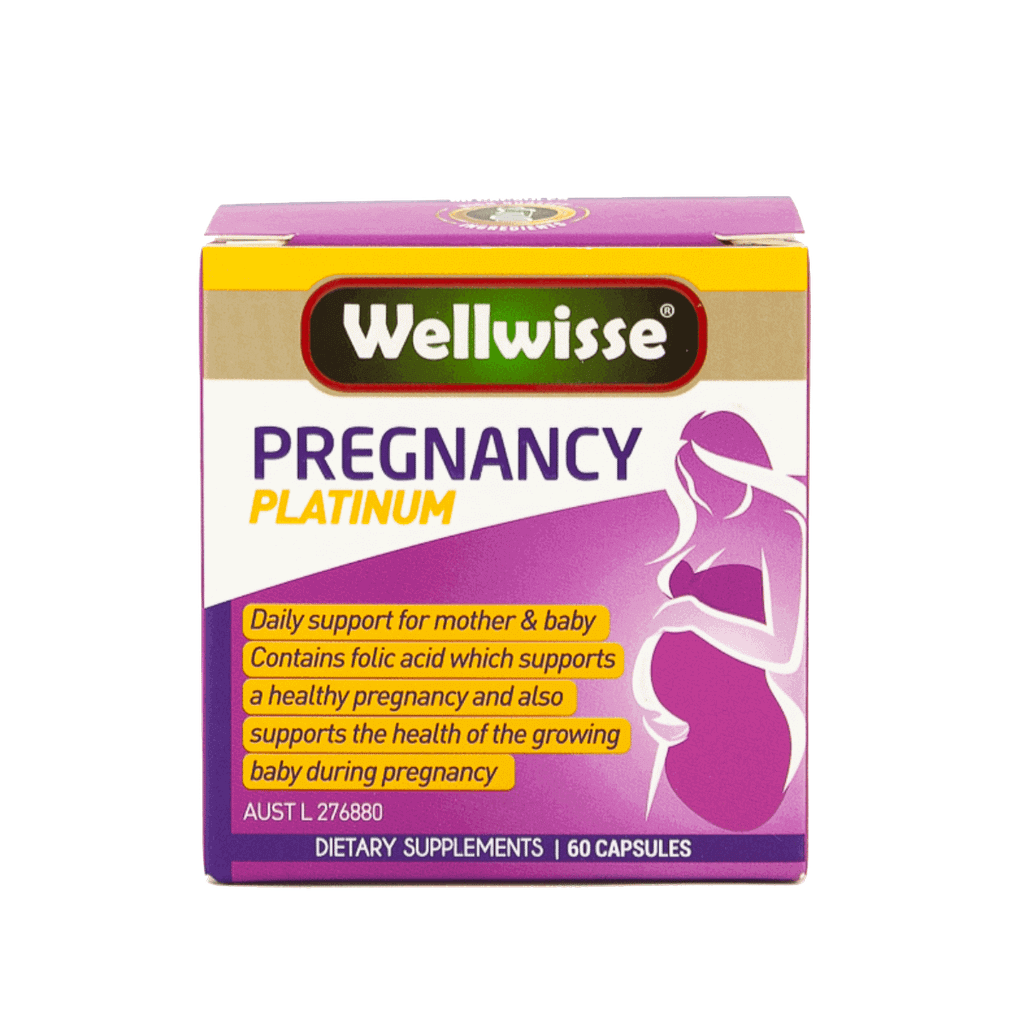 Viên Uống Dinh Dưỡng Phụ Nữ Mang Thai Wellwisse Pregnancy Platinum (60 Viên)