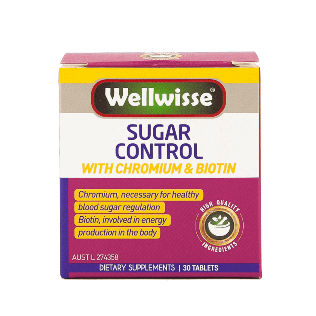 Viên Uống Cân Bằng Đường Huyết Wellwisse Sugar Control (30 Viên)