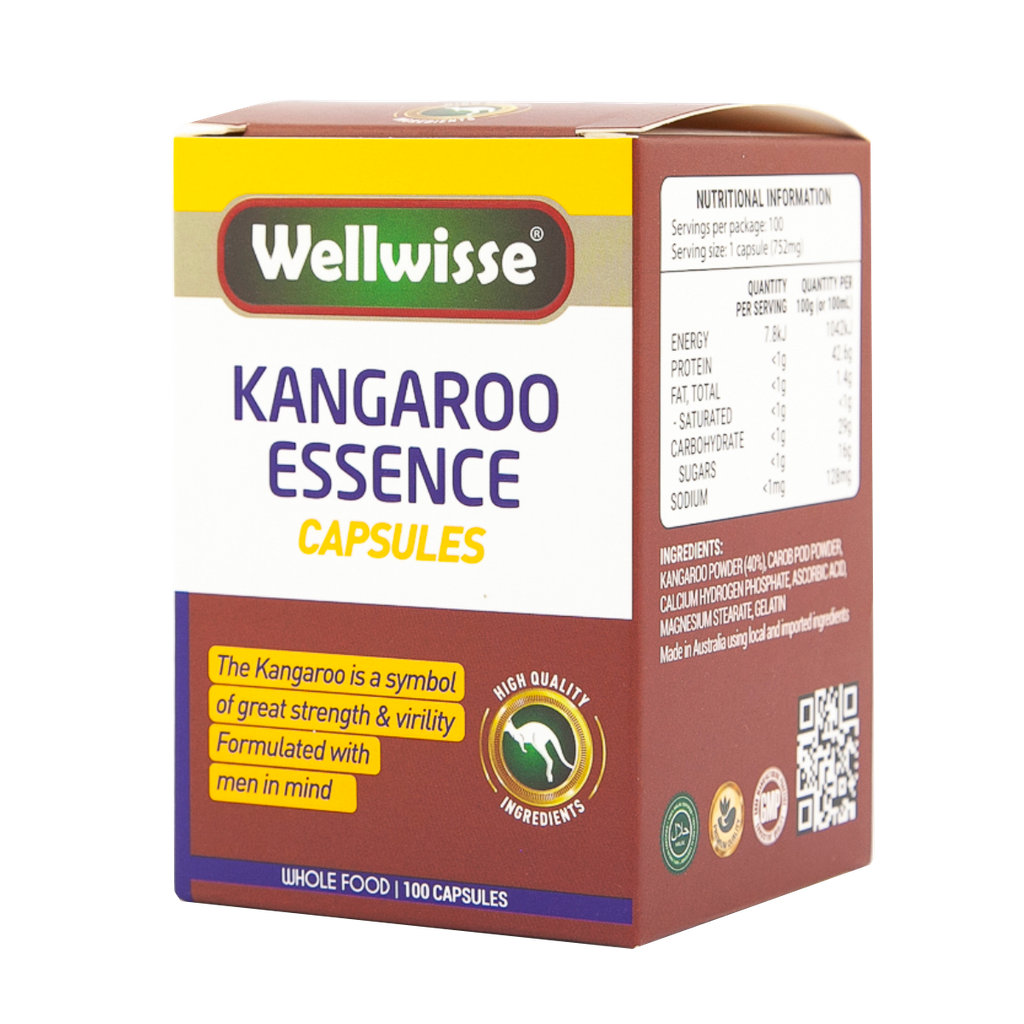 Viên Uống Tăng Sinh Lý Đàn Ông Chiết Xuất Tinh Chất Wellwisse Kangaroo Essence  (100 Viên)