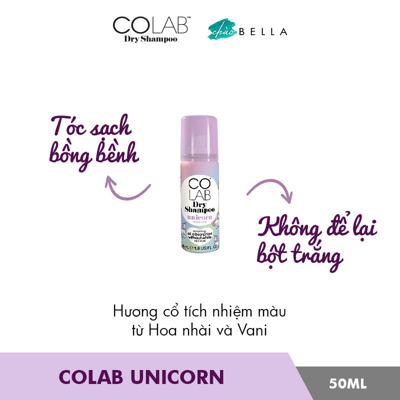 Dầu Gội Khô Colab Colab Dry Shampoo 50ml - @chaobella