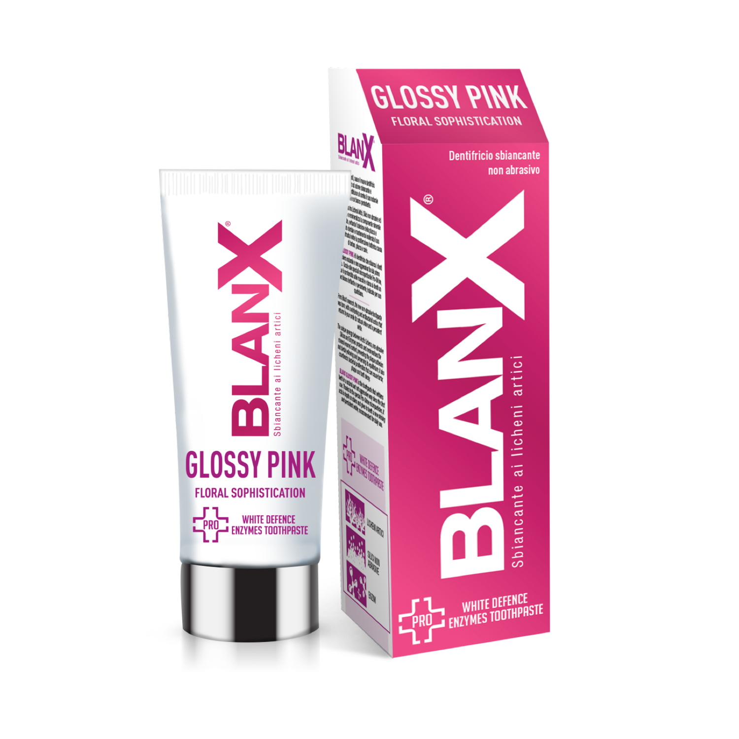 Kem Đánh Răng Cho Răng Trắng Bền Vững BlanX Pro Glossy Pink tube 75ml - @chaobella