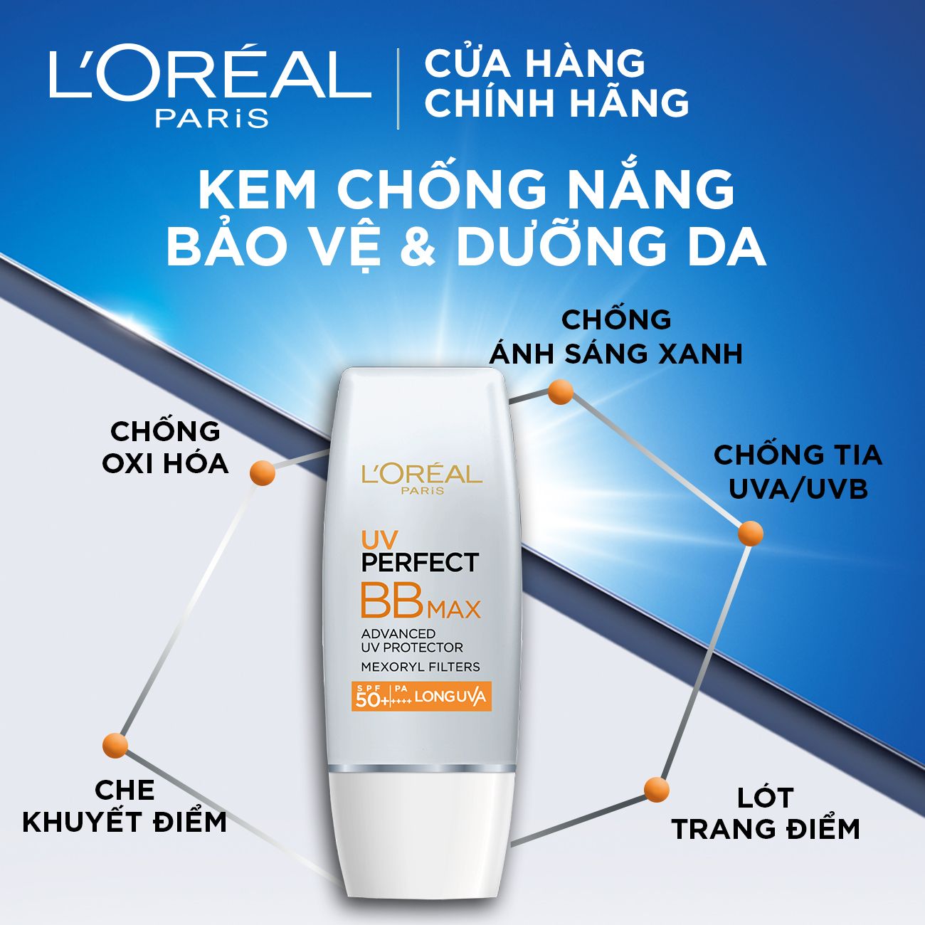 Kem chống nắng trang điểm L'Oréal Paris UV Perfect BB Max SPF50+ PA++++