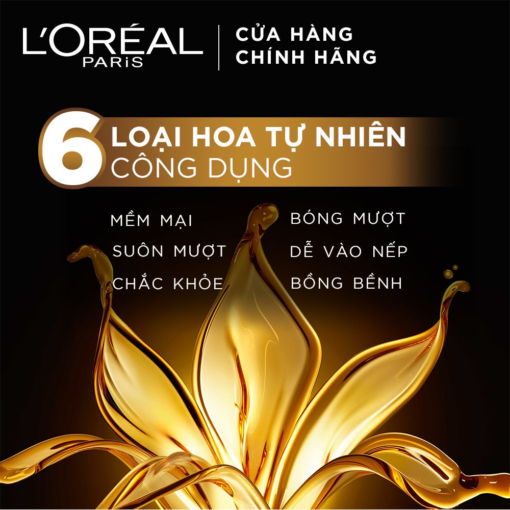 Dầu gội chiết xuất tinh dầu hoa tự nhiên L'Oreal Paris Elseve Extraordinary Oil 130ml