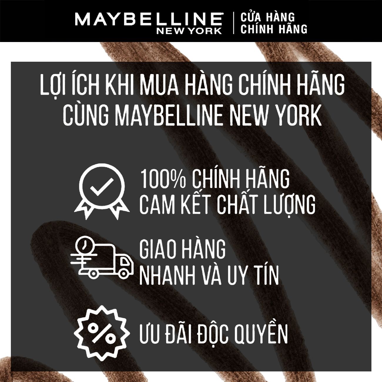 Chì Kẻ Mày 36H Lâu Trôi, Kháng Nước, Dễ Kẻ, Chuẩn Màu Tattoo Brow Maybelline New York Pigmented Pencil 0.2g