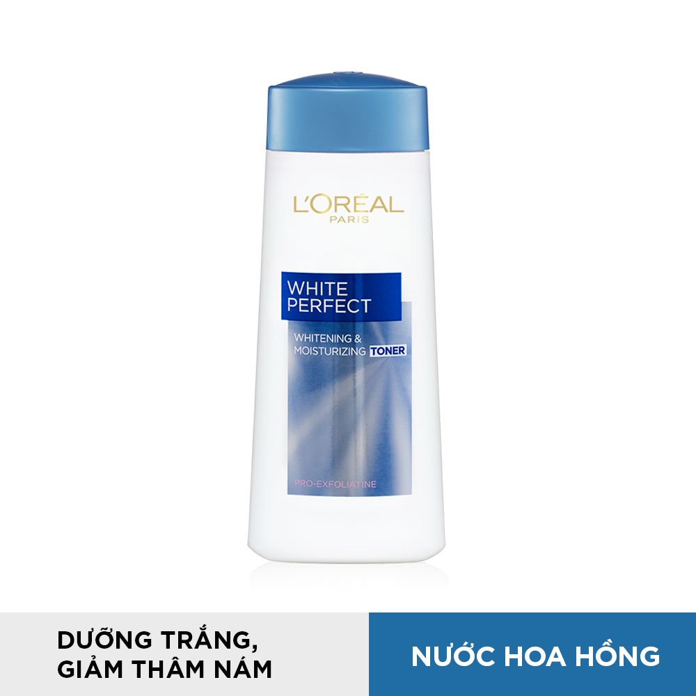 Nước hoa hồng se khít lỗ chân lông và trắng mịn da L'Oréal Paris White Perfect 200ml