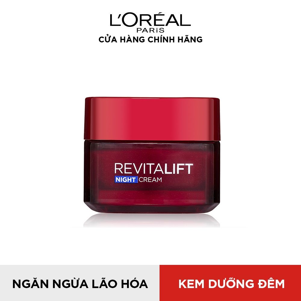 Kem dưỡng săn chắc da và giảm nếp nhăn ban đêm L'Oréal Paris Revitalift 50ml