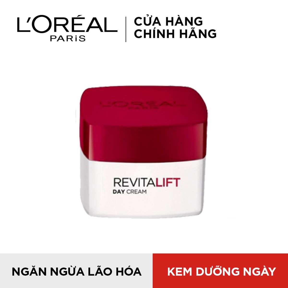 Kem dưỡng da tươi trẻ ban ngày chống lão hóa L'ORÉAL Revitalift Day SPF35 PA++20ml