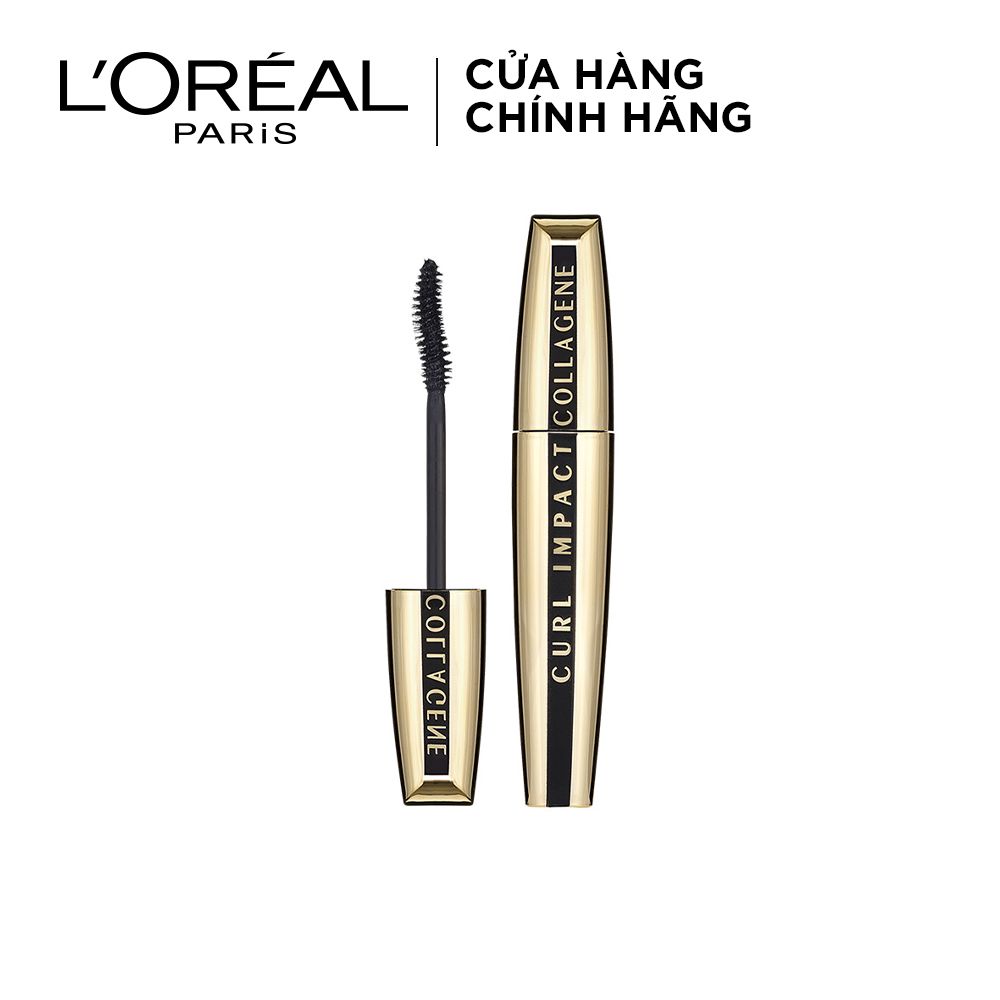 Mascara L'Oreal Làm Cong Và Dày Mi Curl Impact Collagene 11ml