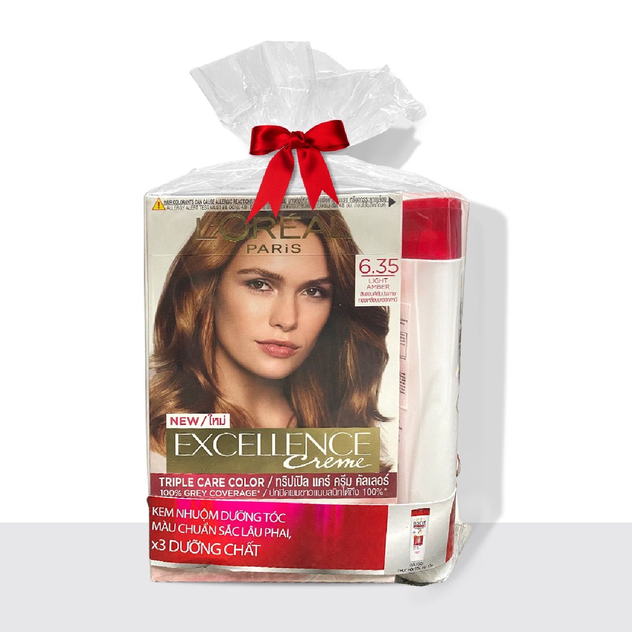Bộ thuốc nhuộm dưỡng tóc phủ bạc Excellence No.6.35 - Nâu chocolate