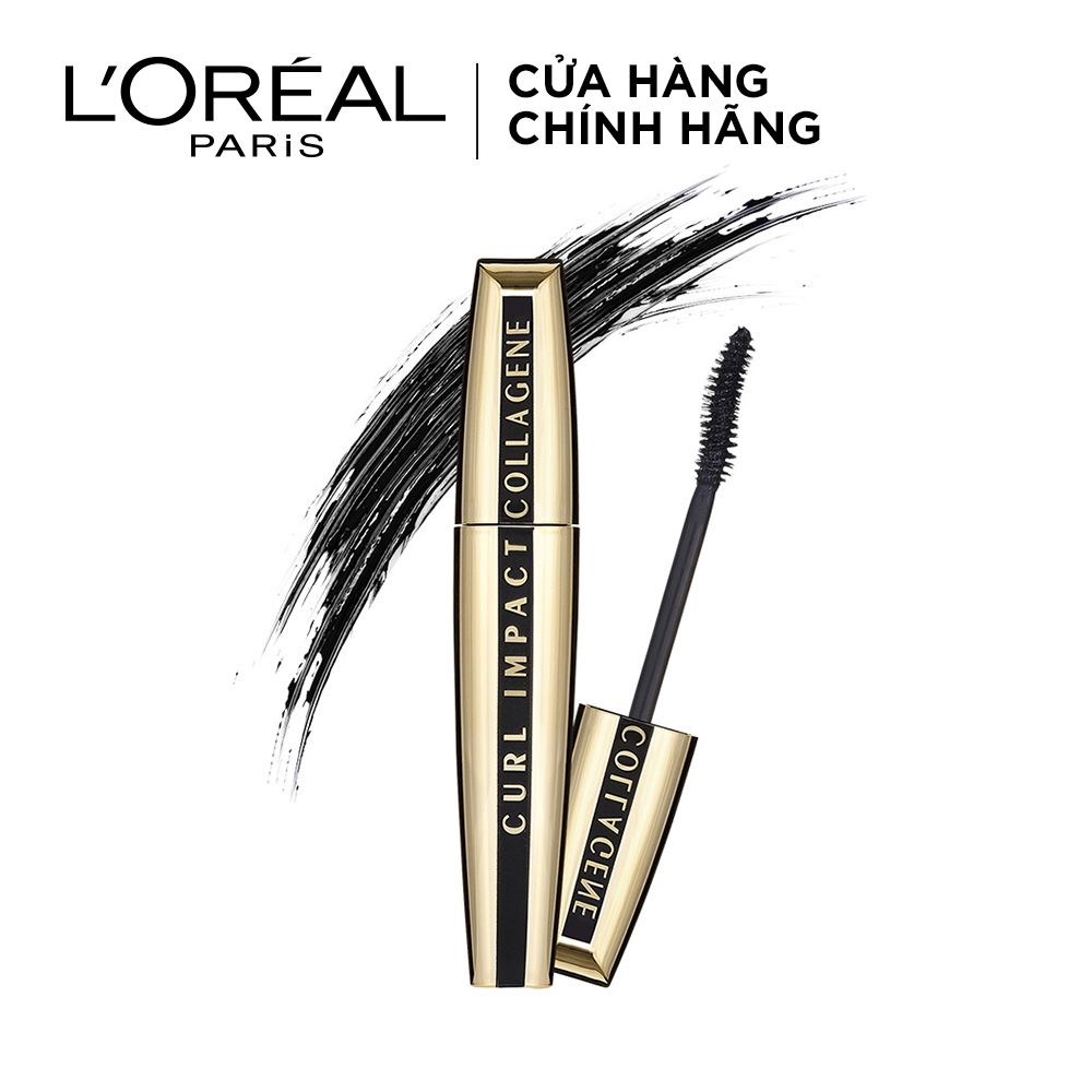 Mascara L'Oreal Làm Cong Và Dày Mi Curl Impact Collagene 11ml