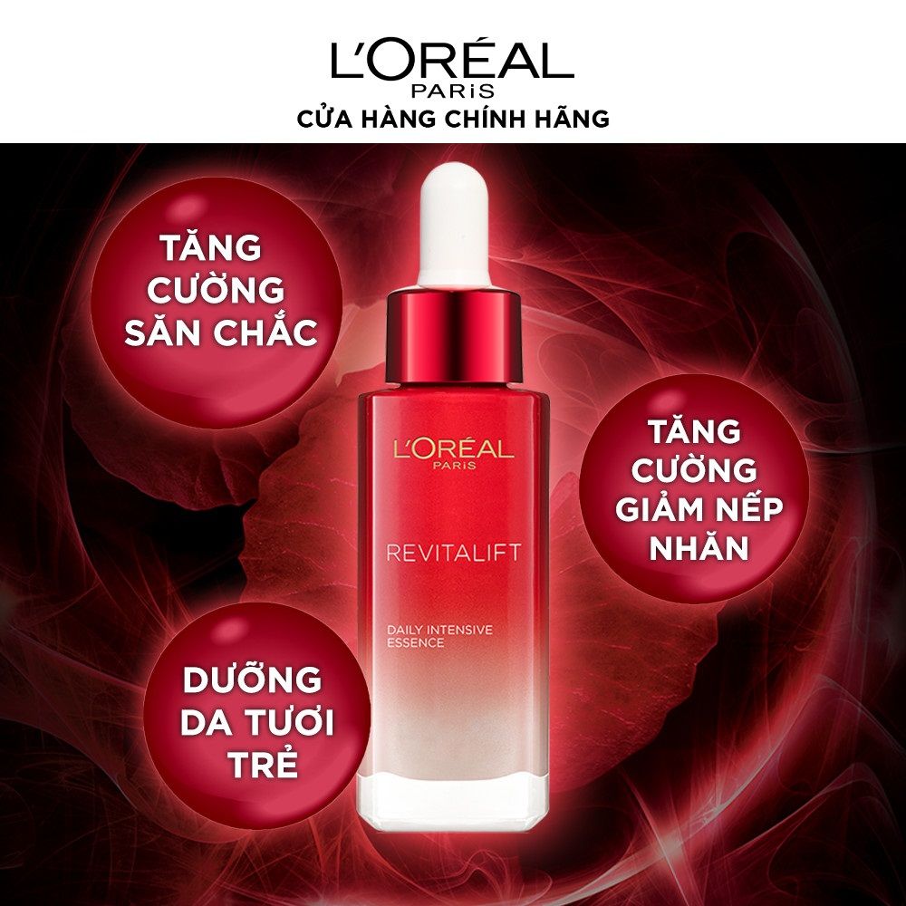 Tinh chất tăng cường săn chắc da và giảm nếp nhăn L'Oreal Paris Revitalift Essence 30ml