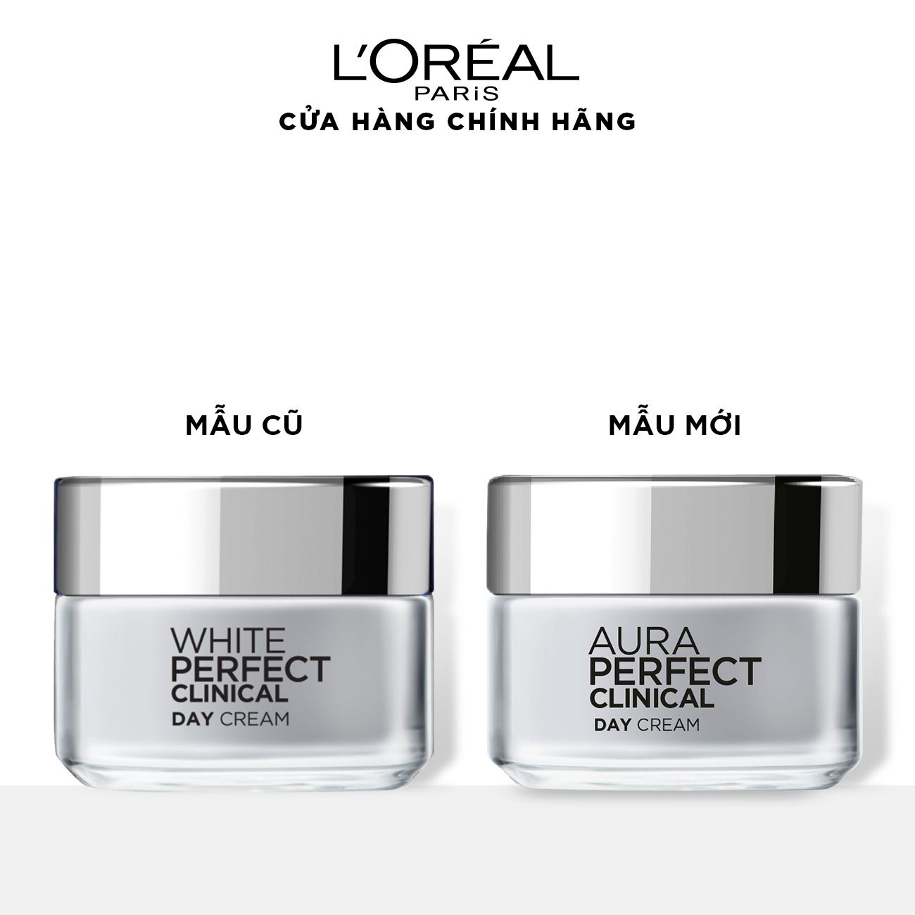 Kem dưỡng trắng mịn và giảm thâm nám ban ngày L'Oréal Paris White/ Aura Perfect Clinical SPF19/PA+++ 50ml