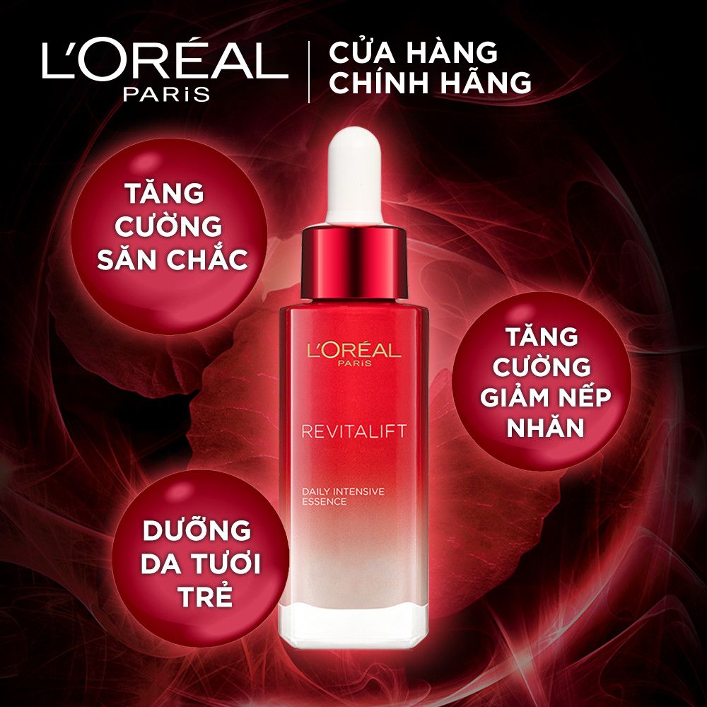 Tinh chất tăng cường săn chắc da và giảm nếp nhăn L'Oreal Paris Revitalift Essence 30ml