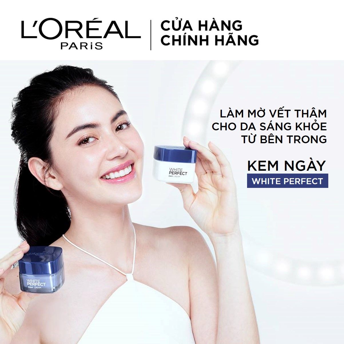 Kem Dưỡng Ngày L’Oreal Paris White Perfect – SPF17 PA++ 20ml