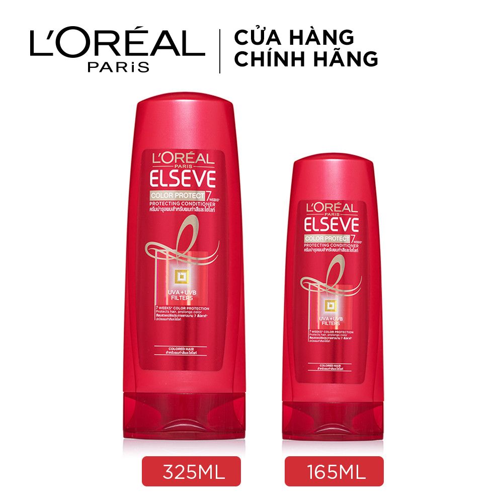 Dầu xả L'Oréal Paris Elseve Color Protect 7 Weeks Conditioner 325ml