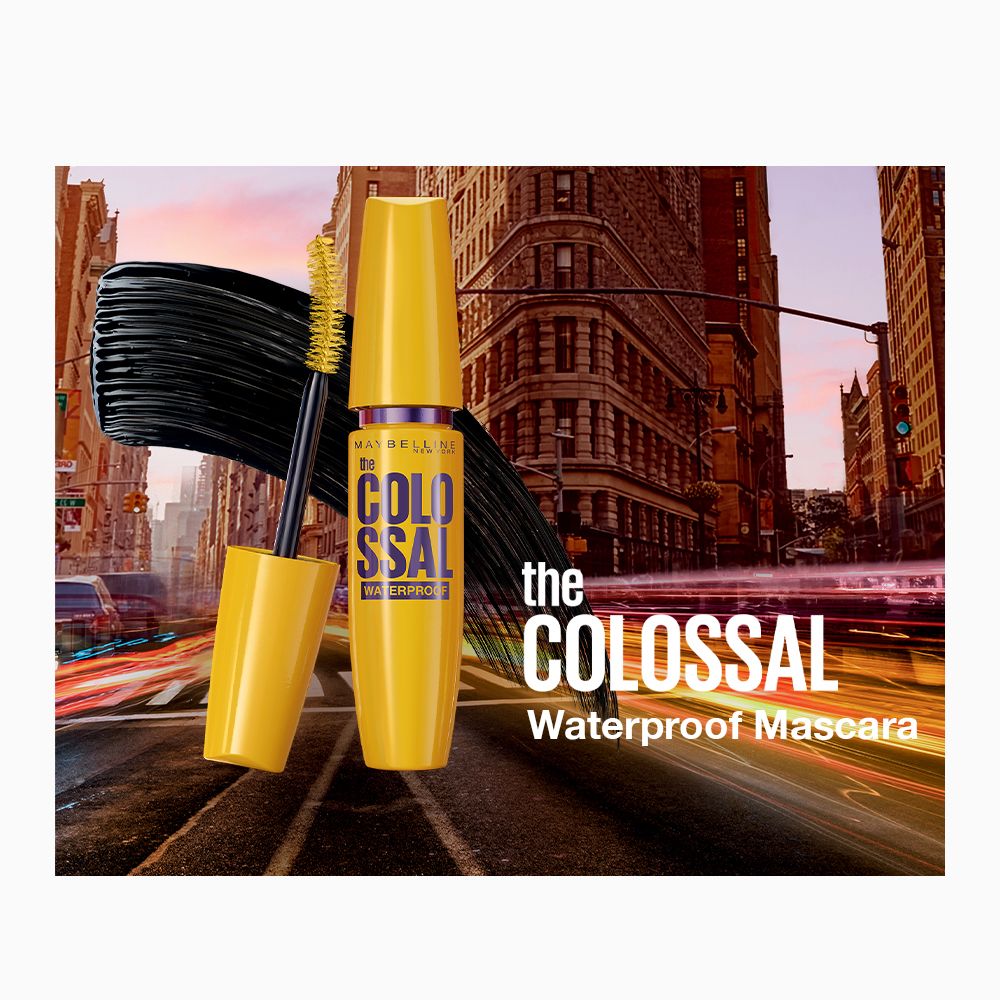 Mascara Dưỡng Mi Collagen Dày Mi Gấp 10 Lần Maybelline New York Colossal Waterproof Chuốt Mi Không Lem Không Trôi 9.2ml