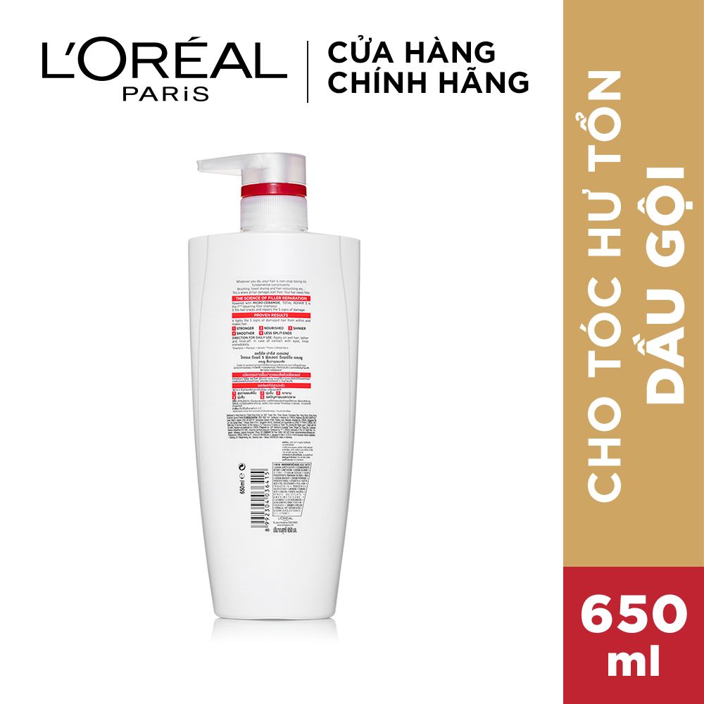 Dầu gội phục hồi tóc L'oreal Paris Elseve Total Repair 5 Repairing Shampoo 650ml