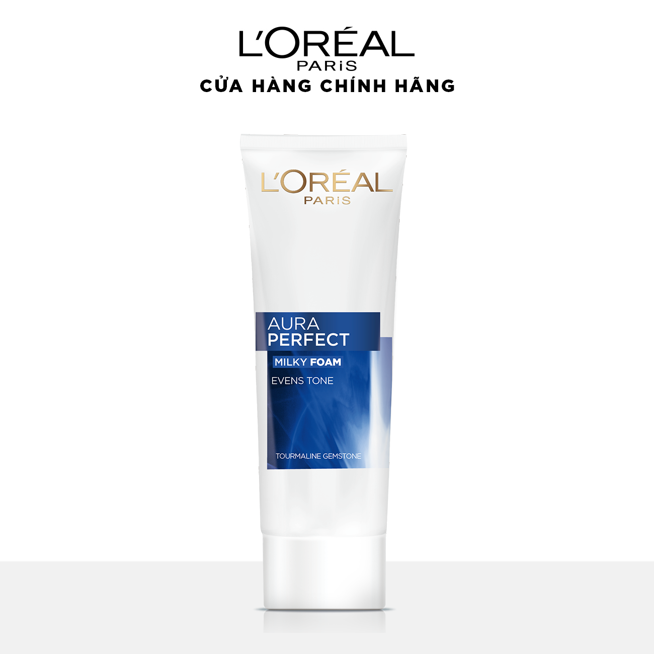 Sữa rửa mặt dưỡng trắng và sáng mịn da L'Oréal Paris White/ Aura Perfect 100ml