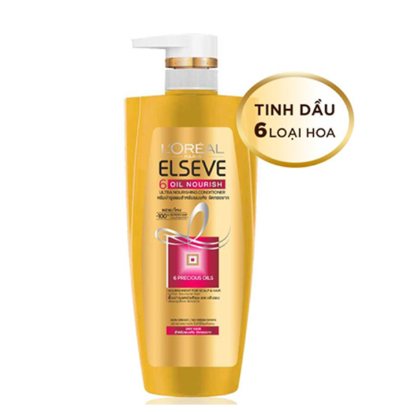 Dầu gội chiết xuất tinh dầu hoa tự nhiên L'Oréal Paris Elseve Extraordinary Oil 650ml