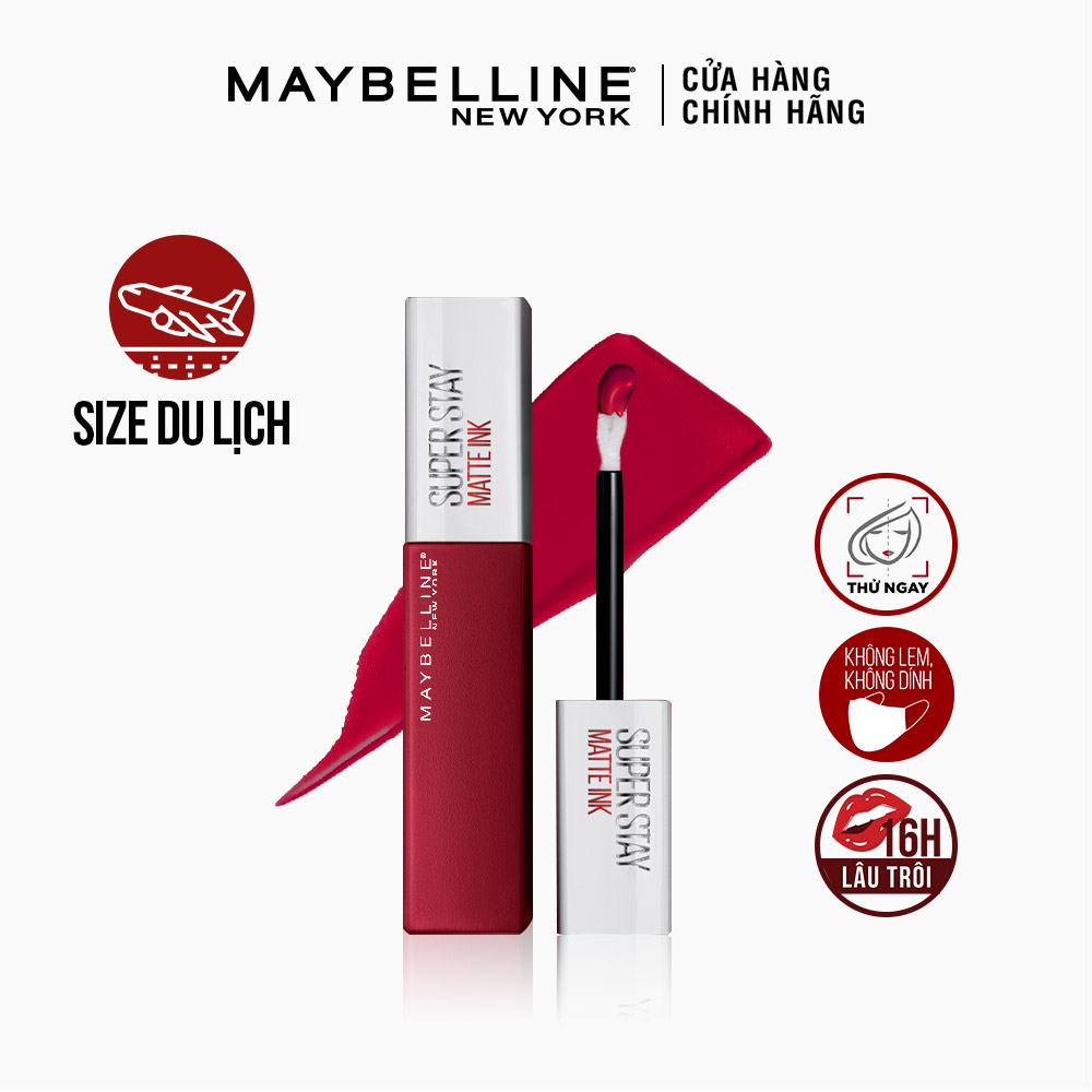 Son Kem Lì 16H Lâu Trôi Maybelline New York Super Stay Matte Ink Lipstick 2.7ml - 20 Pioneer
