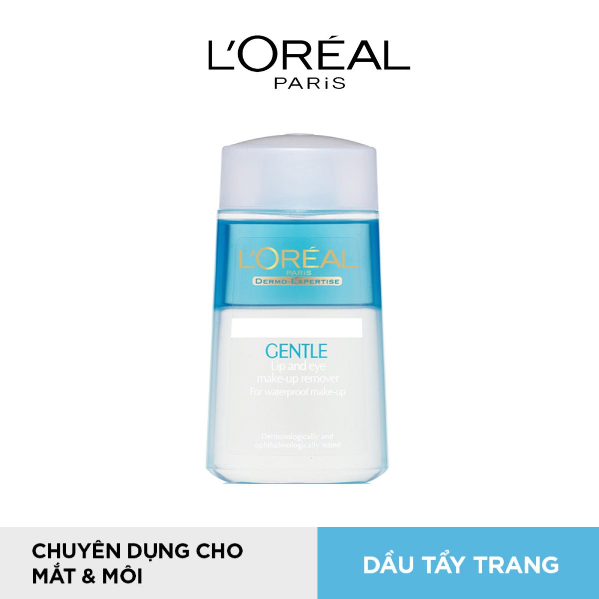 Nước tẩy trang mắt và môi L'Oreal Paris Gentle Care 125ml
