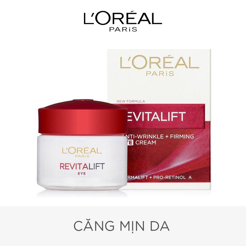 Kem dưỡng da vùng mắt chống lão hóa L'Oreal Paris Dex Revitalift Eye Cream 15ml