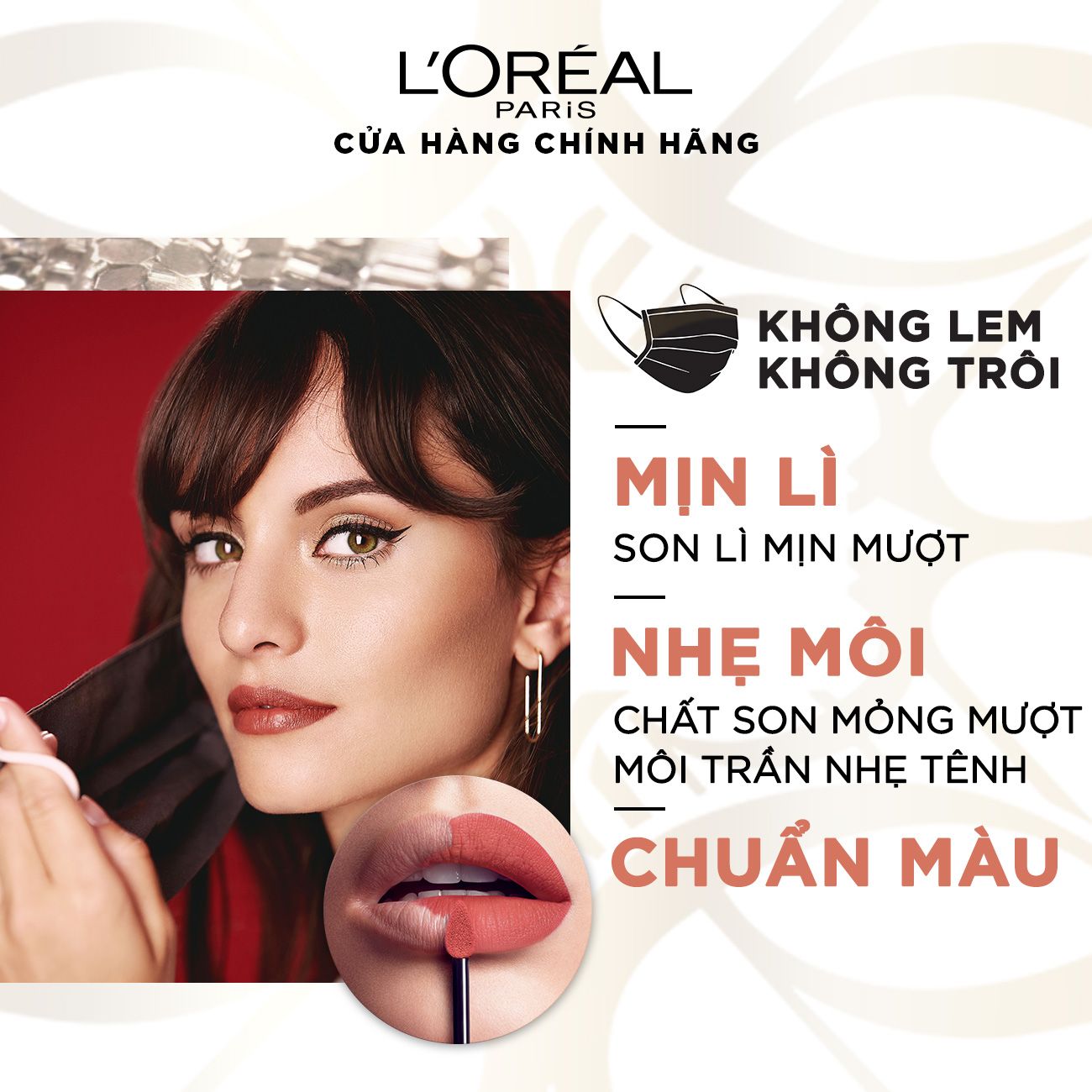 Son tint mịn lì cao cấp L’Oréal Paris Rouge Signature ELIE SAAB 7ml