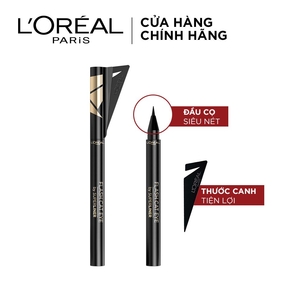 Bút Kẻ Mắt Lâu Trôi L'Oreal Paris Flash Cat Eye By Superliner