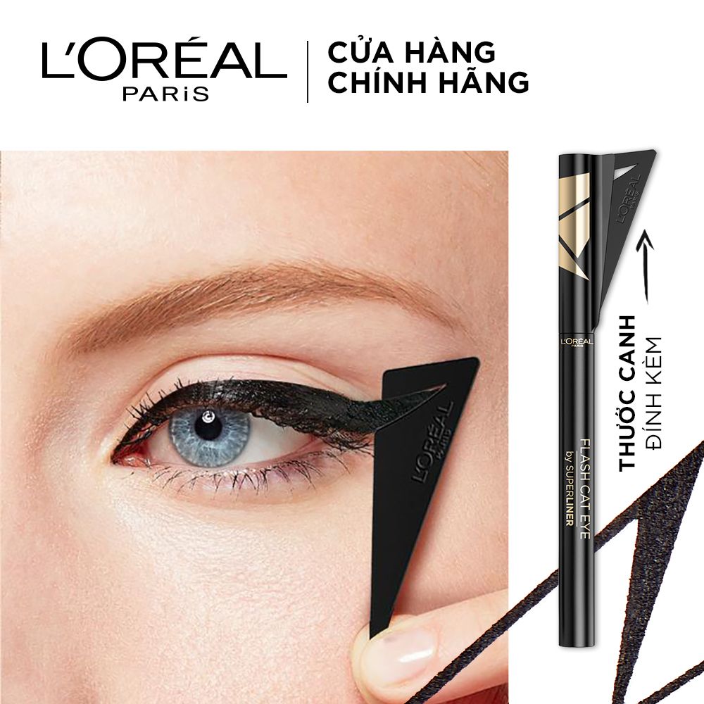 Bút Kẻ Mắt Lâu Trôi L'Oreal Paris Flash Cat Eye By Superliner