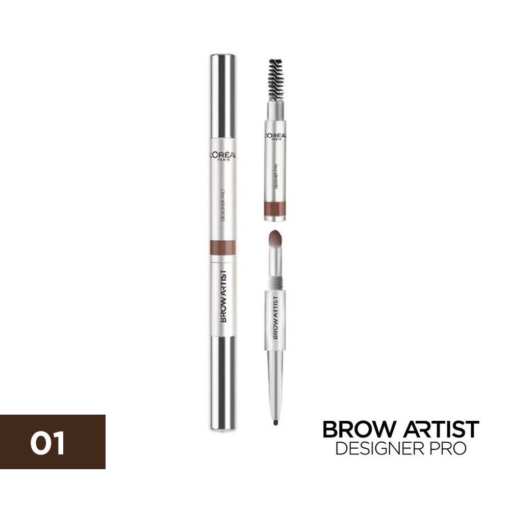 Bút Kẻ Mày 3 Đầu L'Oréal Paris Brow Artist Designer Pro 3-IN-1