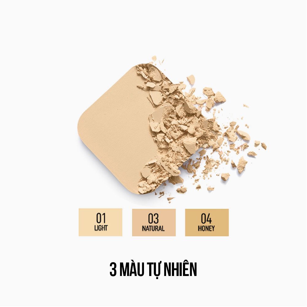 Phấn Phủ Mịn Da Kiềm Dầu Ngăn Bóng Nhờn 8h Maybelline New York Clear Smooth All In One Pressed Powder 9g