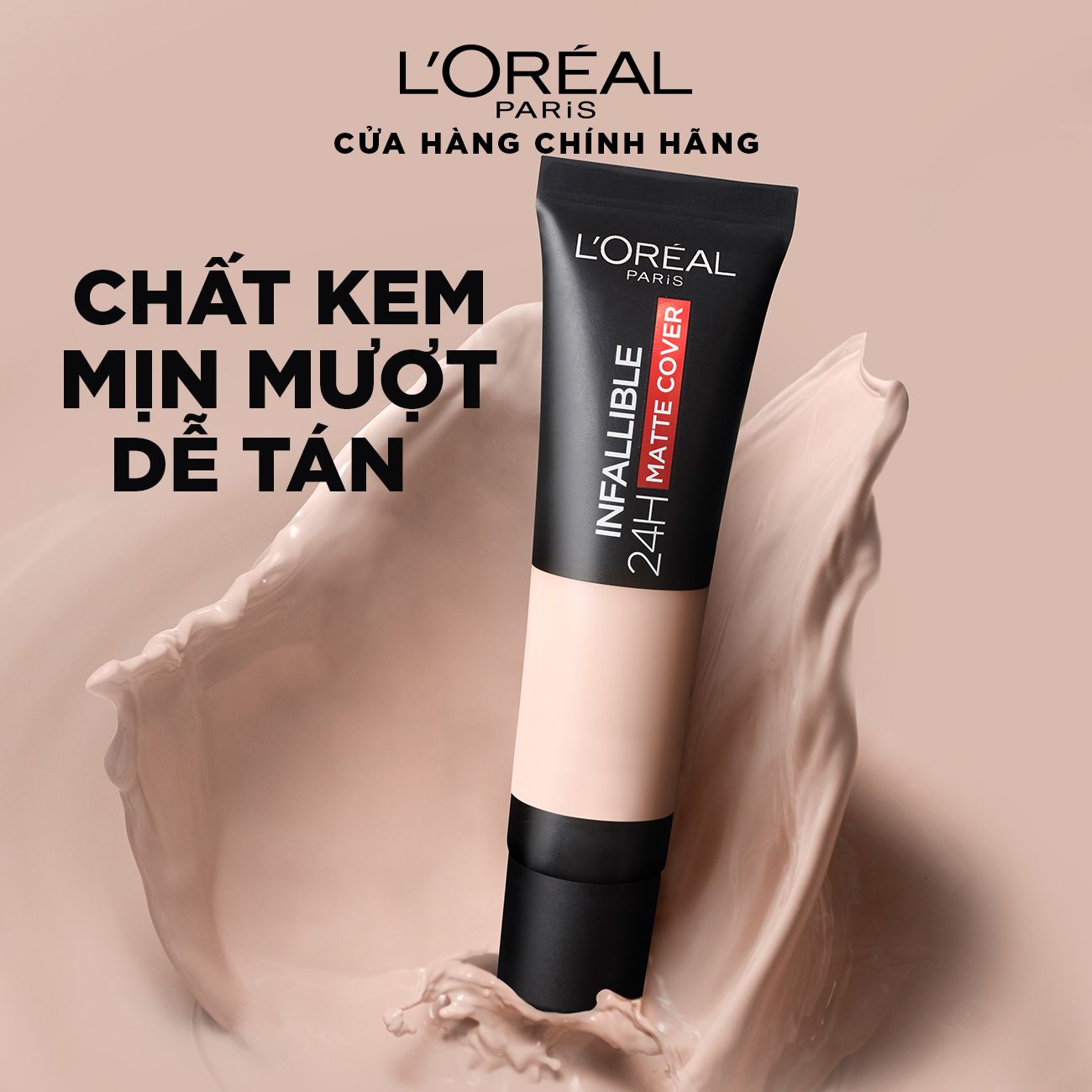 Kem nền lâu trôi L’Oreal Paris Infallible 24H MATTE COVER