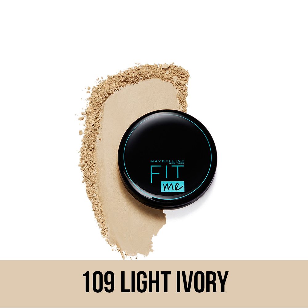 Phấn Nền Kiềm Dầu Chống Nắng 12H SPF28 PA+++ Mịn Lì Lâu Trôi Fit Me Maybelline New York Compact Powder 6g