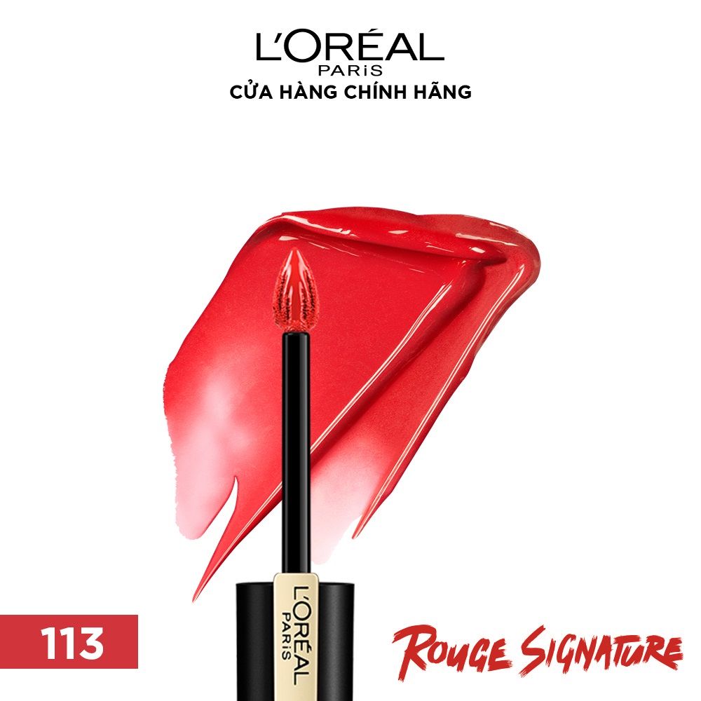 Son tint mịn lì cao cấp L'Oréal Paris Rouge Signature 7ml