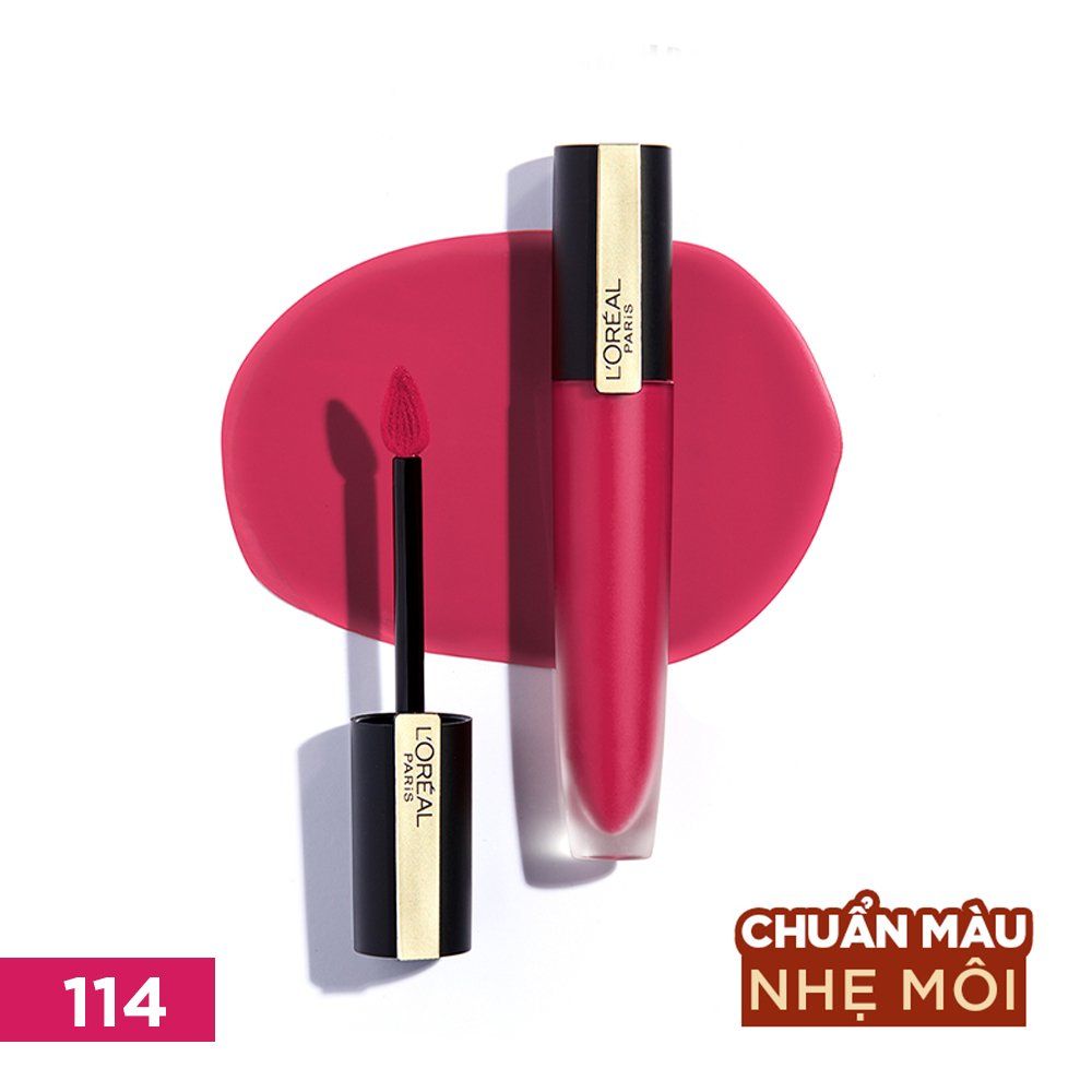 Son tint mịn lì cao cấp L'Oréal Paris Rouge Signature 7ml