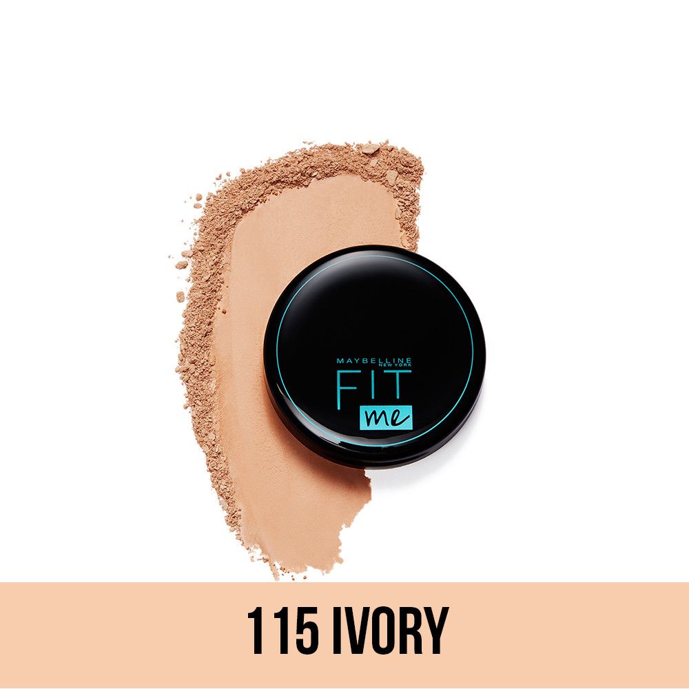 Phấn Nền Kiềm Dầu Chống Nắng 12H SPF28 PA+++ Mịn Lì Lâu Trôi Fit Me Maybelline New York Compact Powder 6g