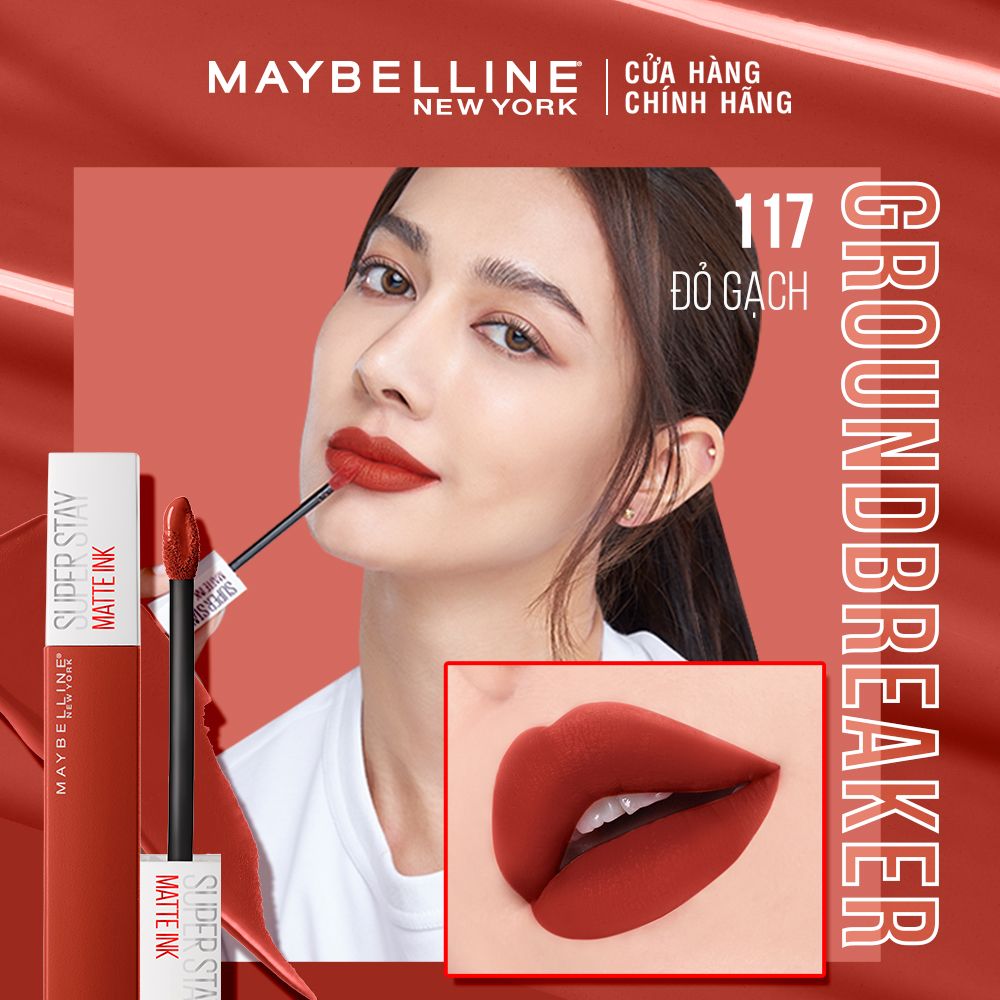 Son Kem Lì 16h Lâu Trôi Maybelline New York Super Stay Matte Ink Lipstick 5ml