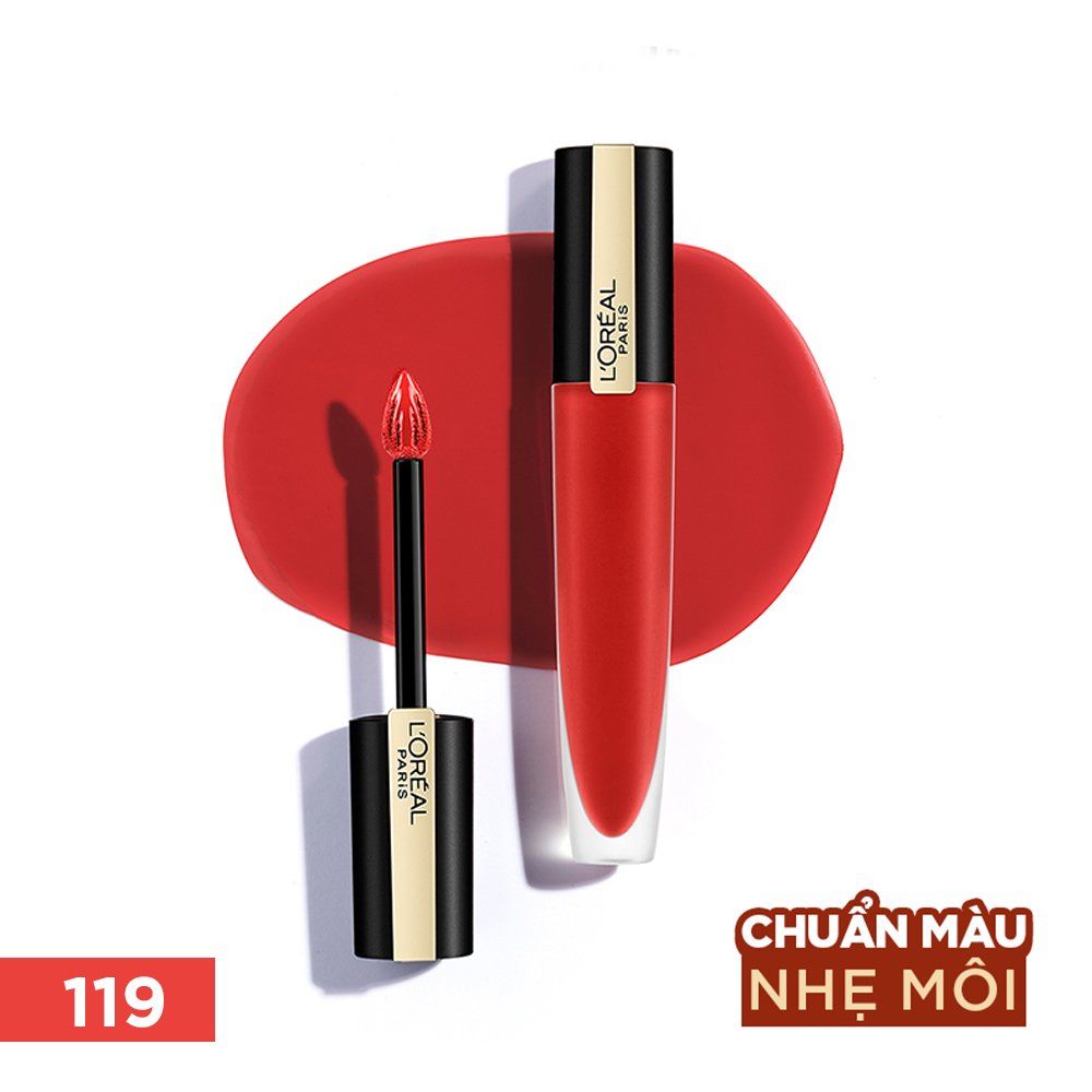 Son tint mịn lì cao cấp L'Oréal Paris Rouge Signature 7ml