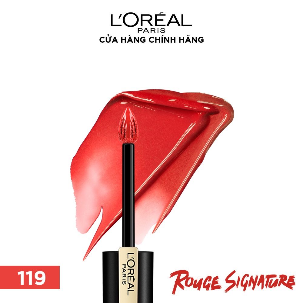 Son tint mịn lì cao cấp L'Oréal Paris Rouge Signature 7ml