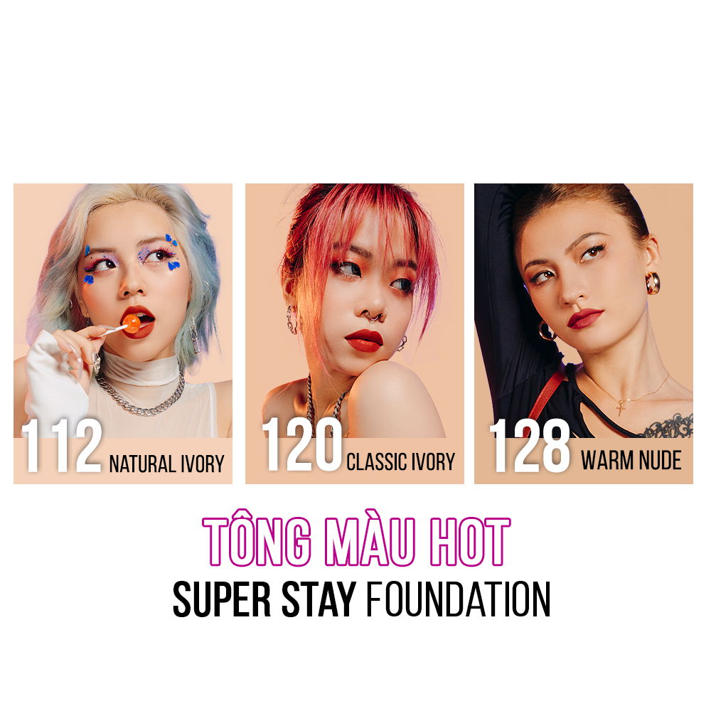 Kem Nền Siêu Che Phủ Lâu Trôi Maybelline Super Stay Full Coverage Foundation 30ml