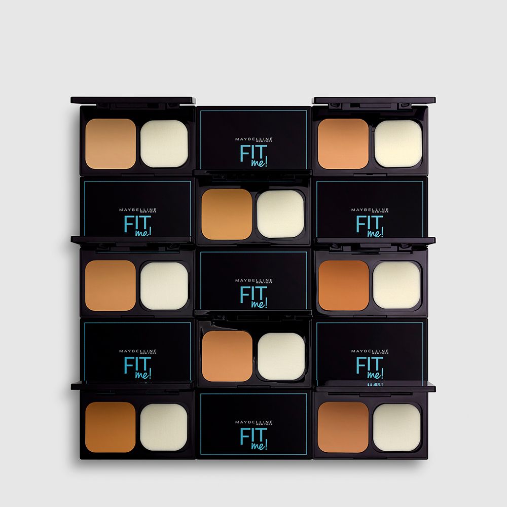 Phấn Nền Kiềm Dầu Chống Nắng Tiệp Mọi Tông Da SPF 32 PA+++ Fit Me Skin-Fit Powder Foundation Maybelline New York 9g