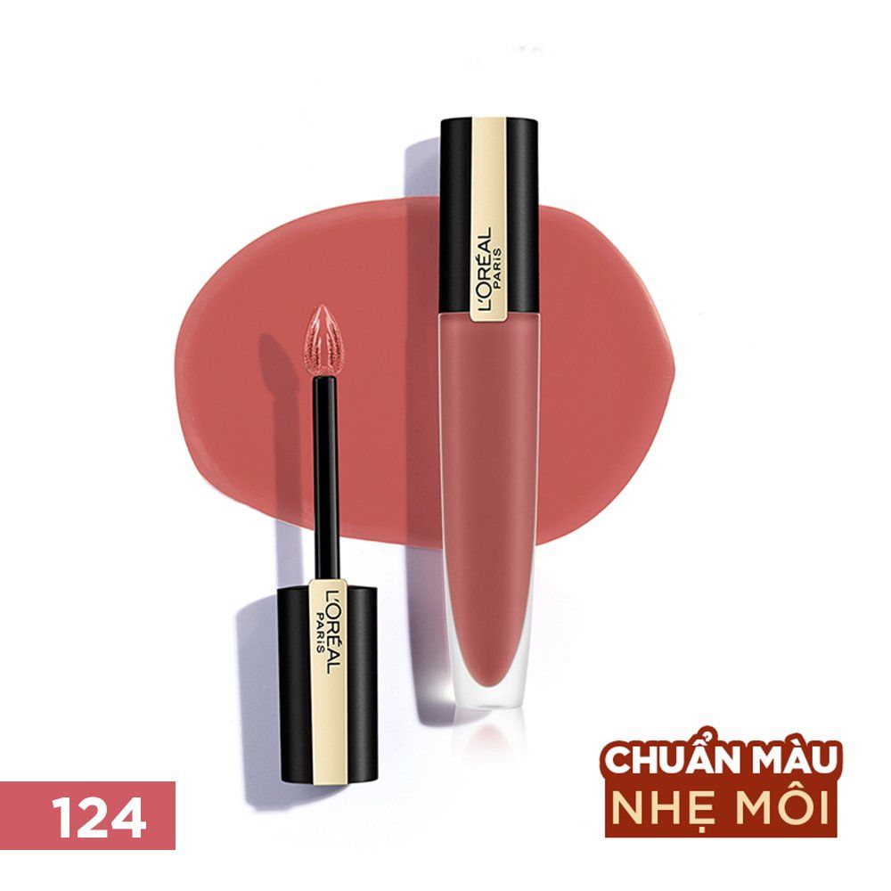 Son tint mịn lì cao cấp L'Oréal Paris Rouge Signature 7ml