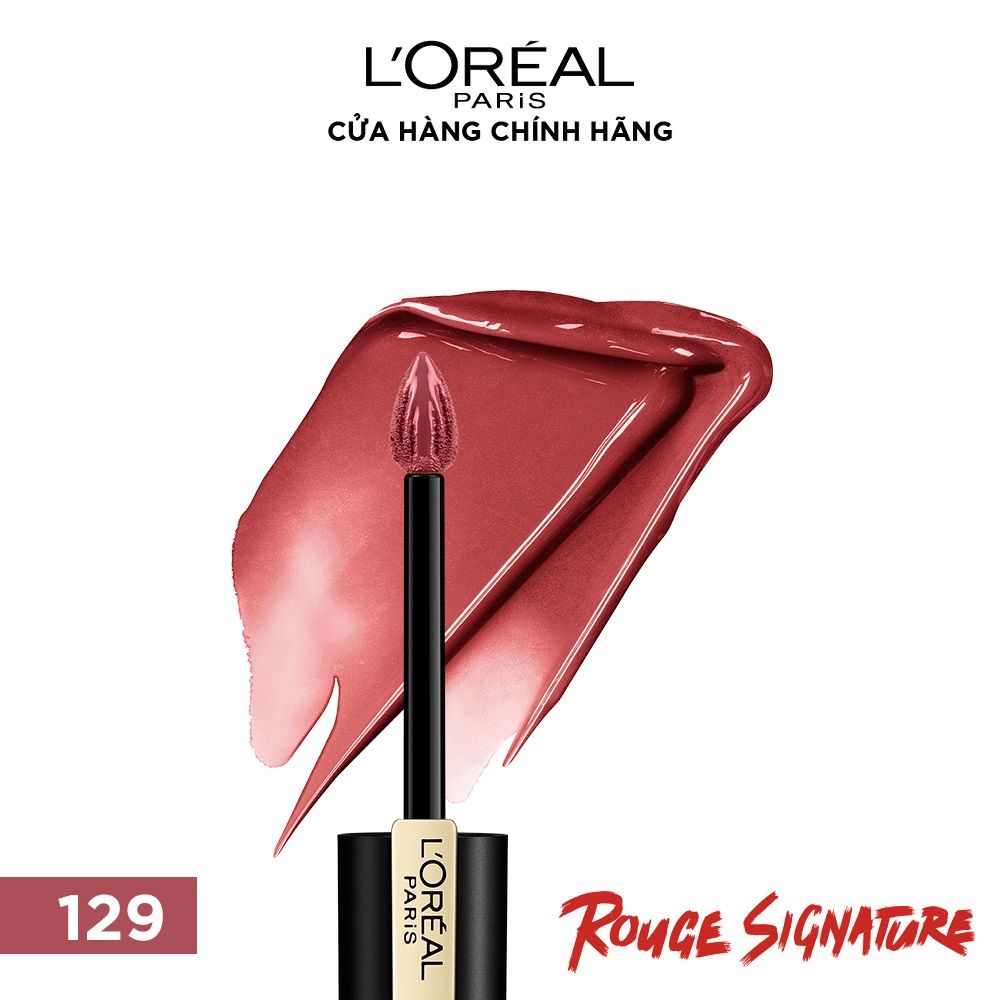 Son tint mịn lì cao cấp L'Oréal Paris Rouge Signature 7ml