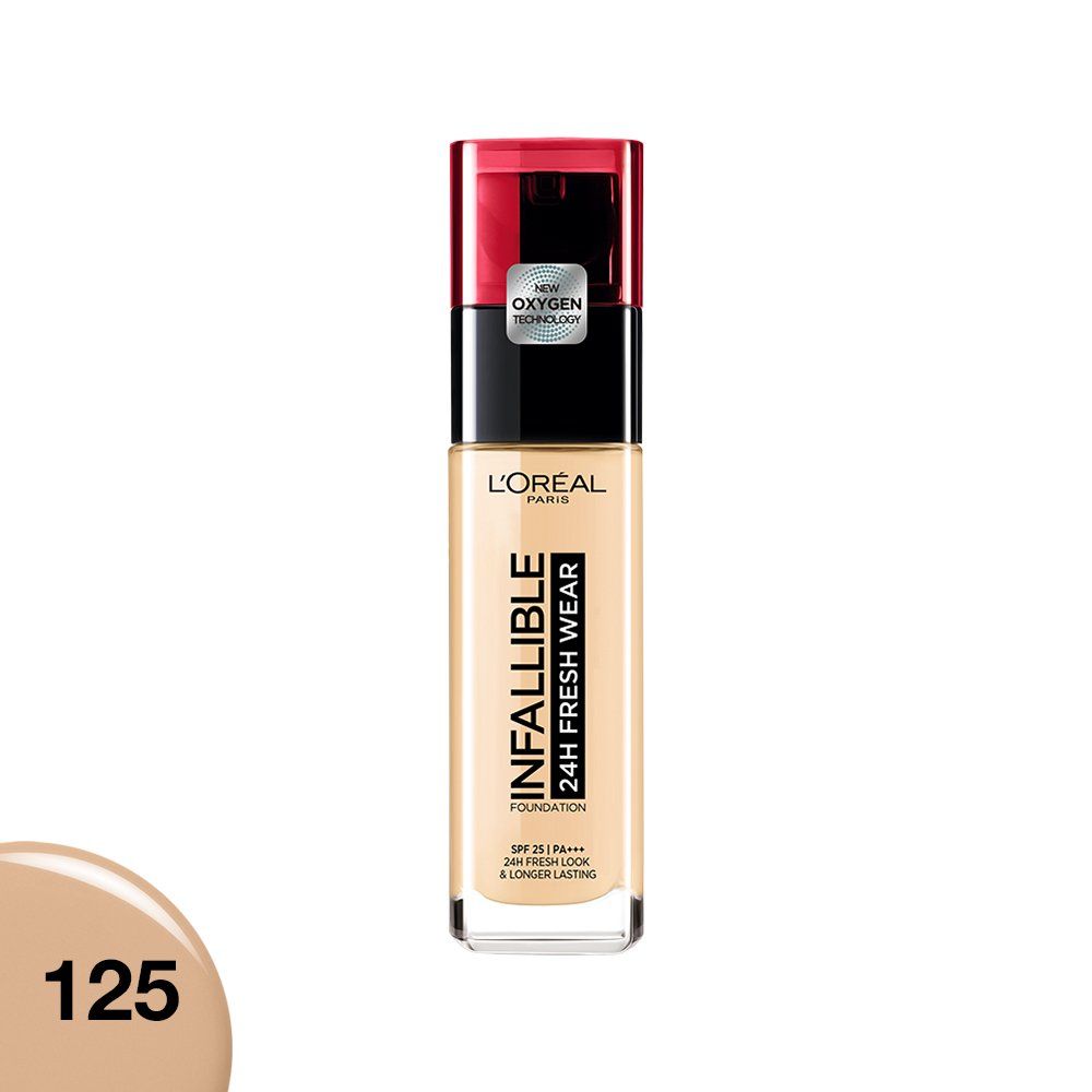 Kem nền mịn nhẹ lâu trôi L'Oréal Paris Infallible Fresh Wear 24h 30ml