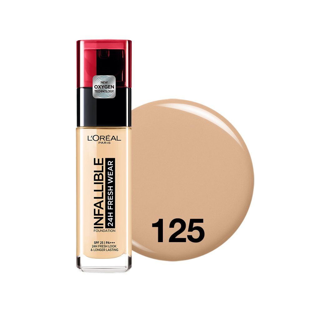 Kem nền mịn nhẹ lâu trôi L'Oréal Paris Infallible Fresh Wear 24h 30ml