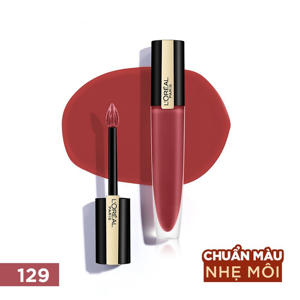 Son tint mịn lì cao cấp L'Oréal Paris Rouge Signature 7ml