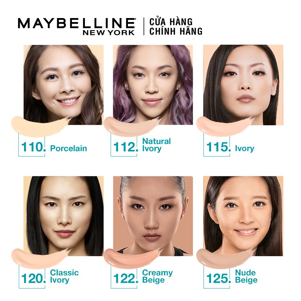 Kem Nền Mịn Nhẹ Kiềm Dầu Fit Me Maybelline New York Matte Poreless Foundation 30ml